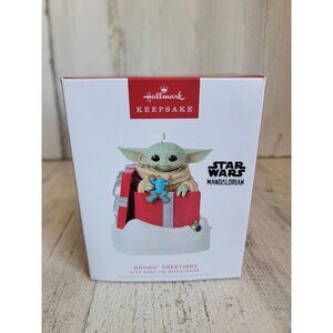 Hallmark Rogue greeting Star Wars Mandalorian ornament Xmas Magic‎